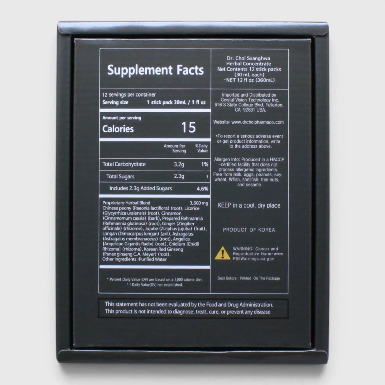 Dr. Choi Ssanghwa Herbal Concentrate