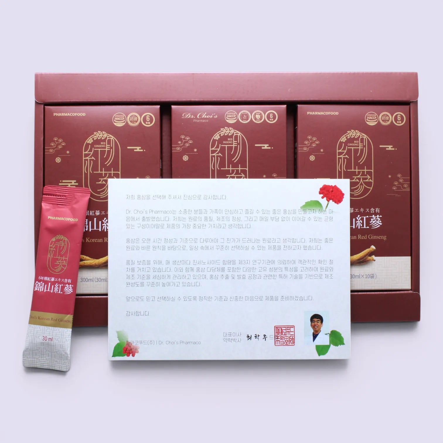 Dr. Choi Korean Red Ginseng 30 Stick Packs