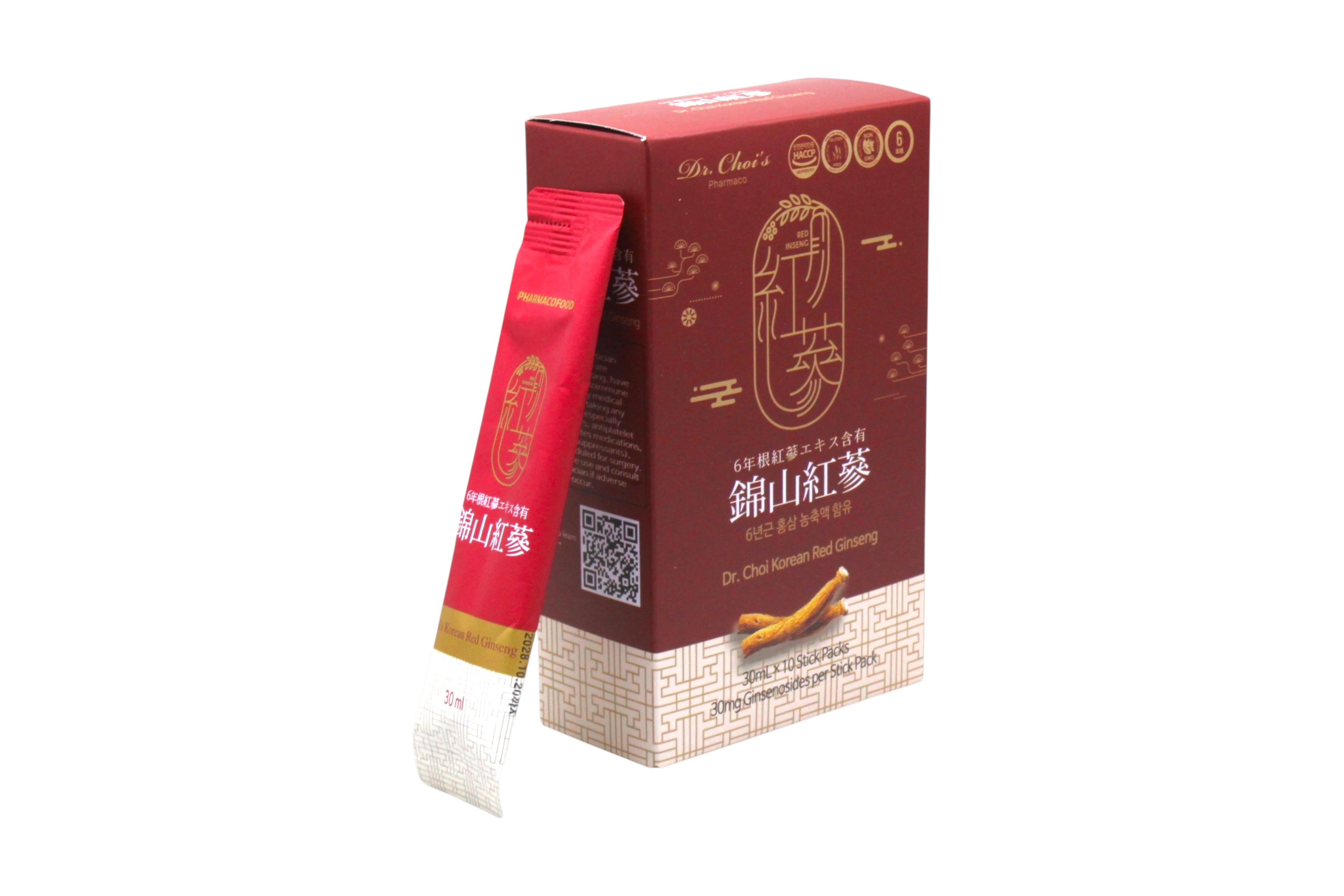 Dr. Choi Korean Red Ginseng - 10 Stick Packs